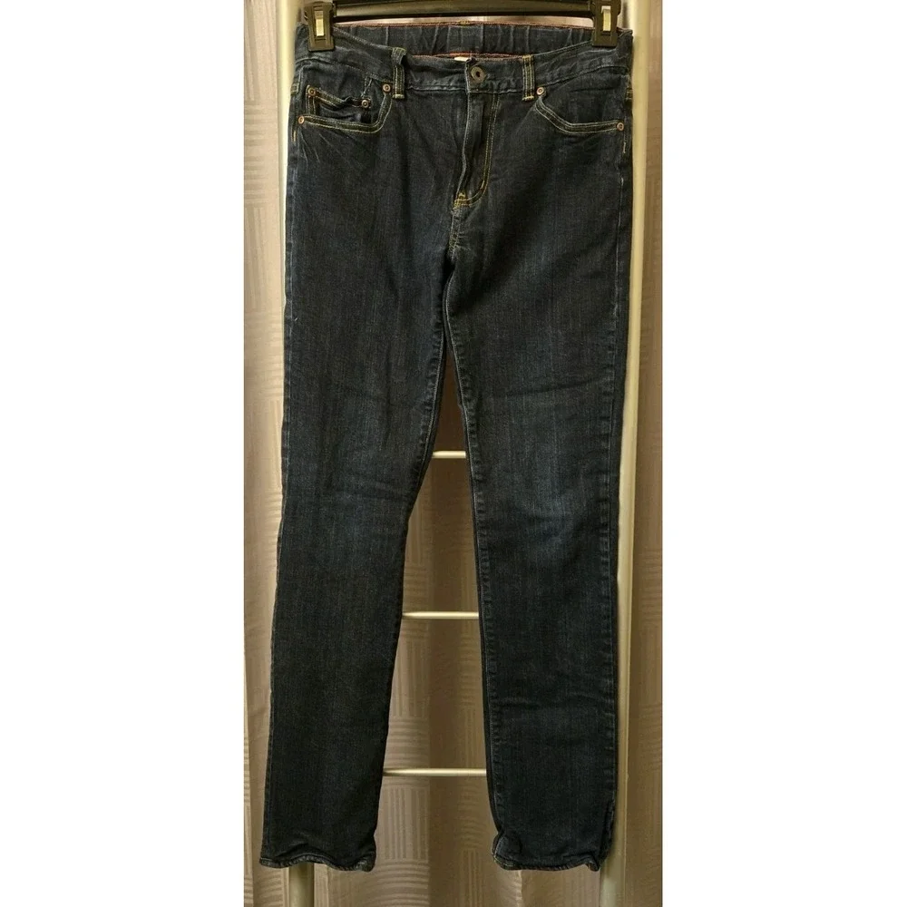 Crew Cuts Blue Cotton Denim Flannel Lined‎ Skinny Jeans Youth Boys Size 16